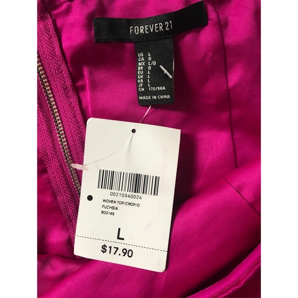 FOREVER21 Hot Pink Large Top - Picture 6 of 8